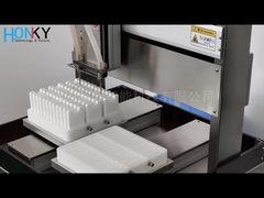 Patlama geçirmez masaüstü dolgu makinesi cep parfümü için seramik pompa ile