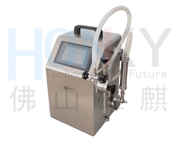 Deskop Taşınabilir 30ml Şişe Doldurma Makinesi Sıvı Doldurma Endüstrisi için Ücretsiz Kurulum Hizmetleri