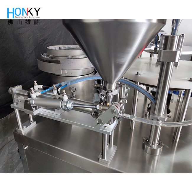Multi-Functional Automatic Paste Filling Machine with 10-100g Filling Range 0.41-0.6 MPA Air Pressure and 36-40 Bpm Speed
