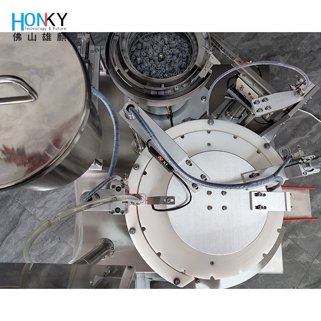 Multi-Functional Automatic Paste Filling Machine with 10-100g Filling Range 0.41-0.6 MPA Air Pressure and 36-40 Bpm Speed