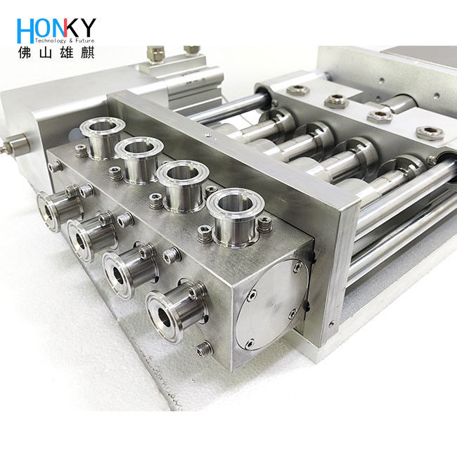Çoklu Başlı Seramik Doldurma Pompası 0.4KW Güç ve Yüksek Viskozitesi Sıvılar için 1-10ml'den 5-50ml'e kadar Doldurma Boyutu