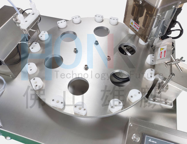 Uçucu Yağ Kapatma İçin 6ml Cam Flakon Masaüstü Dolum Makinesi