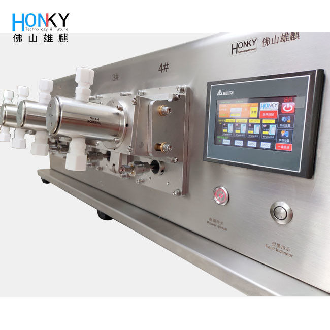 4 Heads Ceramic Pump Filling System with 0.5% Accuracy for Pharma