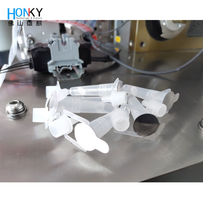 Numune Tüpü Yüksek Hızlı Paketleme İçin Folyo Kapatma Sistemli Otomatik Virüs Numune Tüpü Reaktif Dolum ve Kapatma Makinesi