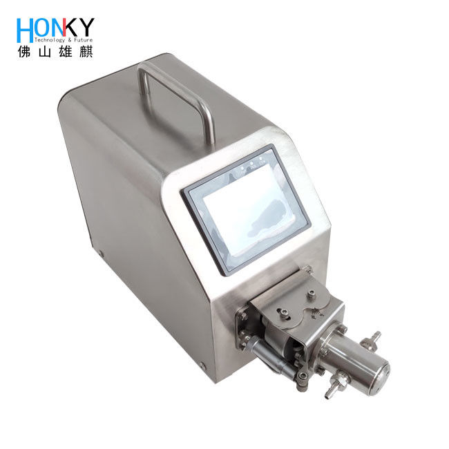 Yüksek hassasiyetli masaüstü küçük hacimli sıvı doldurma makinesi küçük fabrikalar için