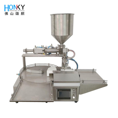 100ml krem pasta şişe doldurma makinesi krem pasta kozmetik krem doldurma için seramik piston pompası ile