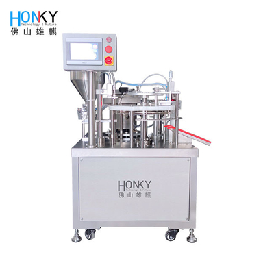 Yarım Otomatik 5-10g Gel Şırınga Pastası Doldurma Makinesi Yüksek Hijyen Seviyesi Piston Pompasıyla