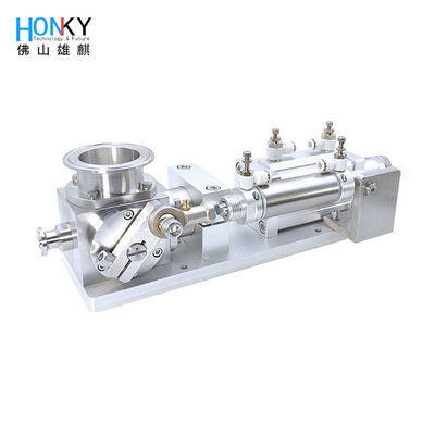 Air Driven Cat Food Cat Strips Packing Machine Met Jam Packing için Yüksek Hızlı Seramik Piston Pompası Kullanılıyor