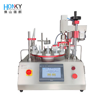 Seramik Pompalı 33BPM 15ml Uçucu Yağ Şişesi Dolum ve Kapatma Makinesi