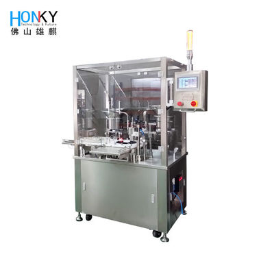 Otomatik Yükleme Sistemli 5 / 10ml İlaç Flakon Dolum ve Kapatma Makinesi