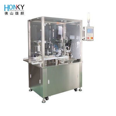 Seramik Pompalı Flakon Döner 1800 BPH Otomatik Sıvı Dolum Makinesi