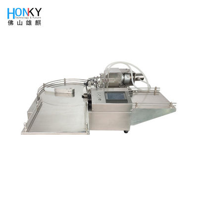 Masaüstü 15ml cam şişe Hgih Precision Elektrik Pompası ile Sıvı Doldurma Basit Makinesi