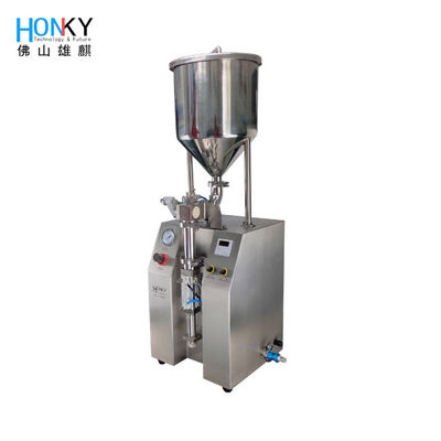 Seramik Pistonlu Pompalı 10ml Jel Şırınga Masaüstü Dolum Makinesi