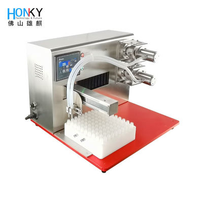 220V 50Hz Tam Otomatik Vape Yağı Sıvı Doldurma Makinesi 60-80 Şişe / Min Hız