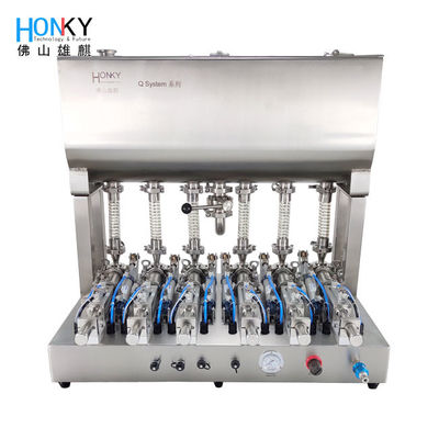 6 Line 200g Maya Paste Doldurma Makinesi Yüksek Hassasiyetli Piston Pompası ile Çanta Paketleme Makinesi Kullanımı