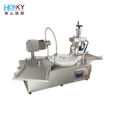 1500 BPH Otomatik Dolum Makinesi Yuvarlak Hacimsel Şişe