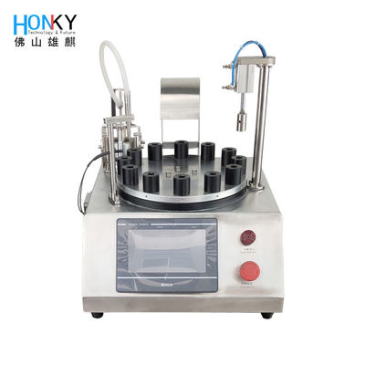 Yüksek Hassasiyetli Ölçüm Pompalı Otomatik 2ml Parfüm Cam Şişe Dolum Makinesi