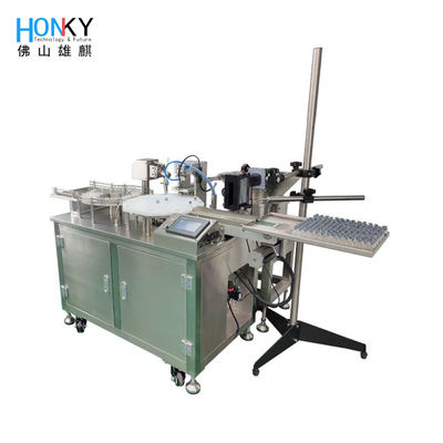 Dondurulmuş Kuru Ön Presleme için Yarım Ön Presleme Fonksiyonu ile Otomatik 3ml Dondurulmuş Kuru Toz Sıvı Doldurma Makinesi