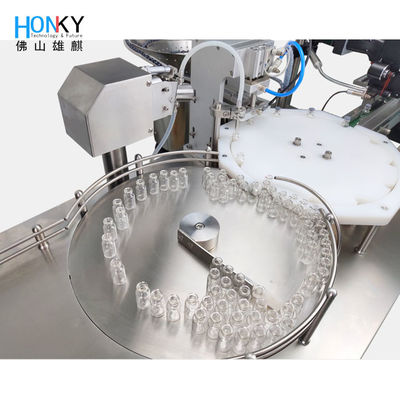 AC 220V Steril Flakon Dolum Makinesi Seramik Pompa Küçük Şişe Doldurucu
