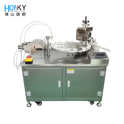 Otomatik Küçük Hacimli Virüs Örnekleme Flakon Doldurma ve Reagent Doldurma için Servo Doldurma Fonksiyonu ile Kaplama Makinesi