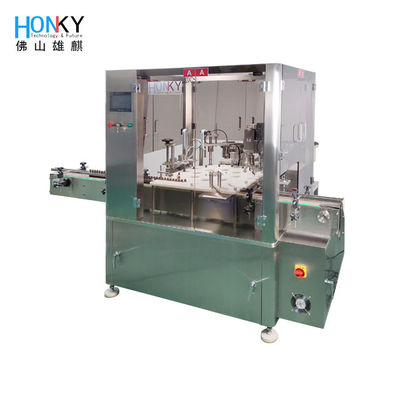 Piston Pompalı 40BPM Döner Monoblok Tam Otomatik Sıvı Dolum Makinesi