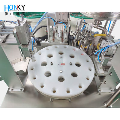 Su İğnesi İçin Seramik Pompalı Otomatik 0.6MPA Flakon Kapatma Makinesi